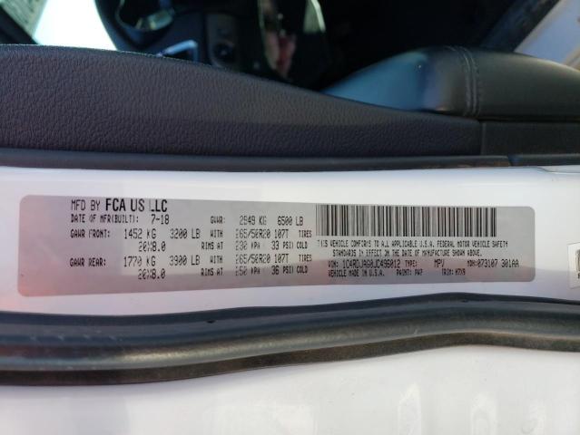 1C4RDJAG0JC496012 Dodge Durango Sxt