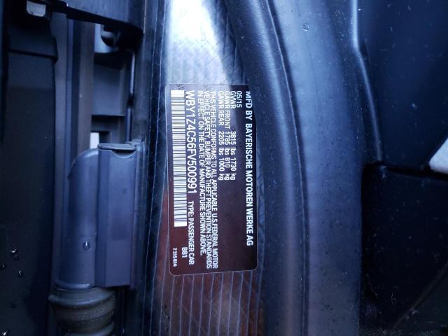 WBY1Z4C56FV500991 BMW I3 REX