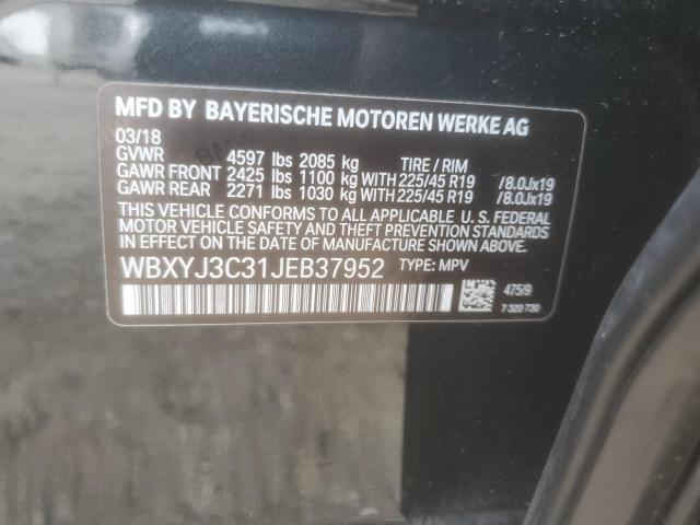 WBXYJ3C31JEB37952 BMW X2 Sdrive28i