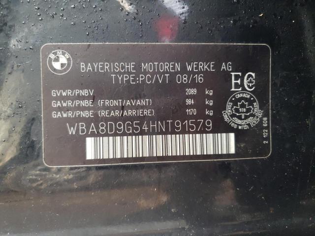 WBA8D9G54HNT91579 BMW 330 XI