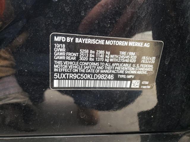 5UXTR9C50KLD98246 BMW X3 Xdrive30i
