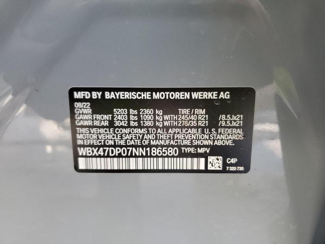 WBX47DP07NN186580 BMW X3 Sdrive30i