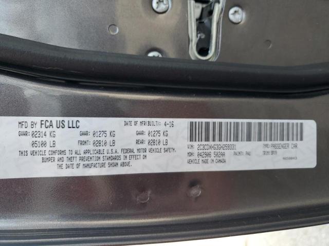 2C3CDXHG3GH259331 Dodge Charger Sxt