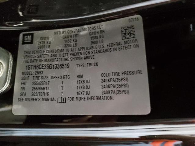 1GTH6CE36G1336519 GMC CANYON SLE
