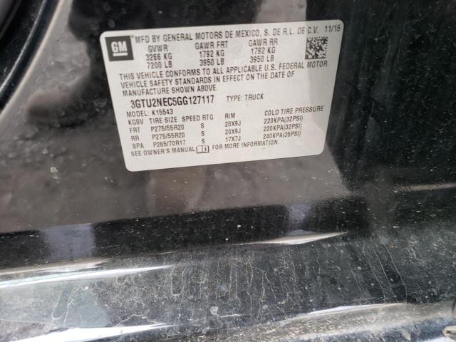 3GTU2NEC5GG127117 GMC Sierra K1500 Slt