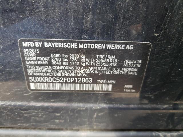 5UXKR0C52F0P12863 BMW X5 Xdrive35i
