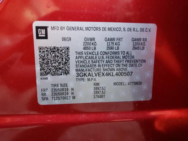 3GKALVEX4KL400507 GMC Terrain Slt