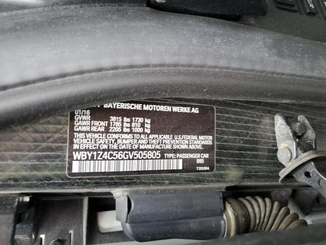 WBY1Z4C56GV505805 BMW I3 REX