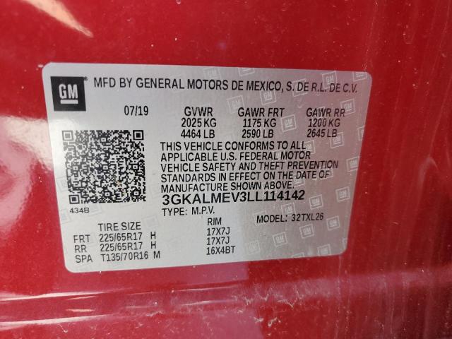 3GKALMEV3LL114142 GMC Terrain Sle