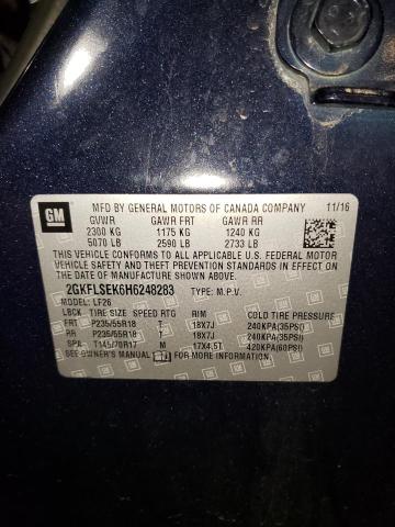 2GKFLSEK6H6248283 GMC Terrain Sle