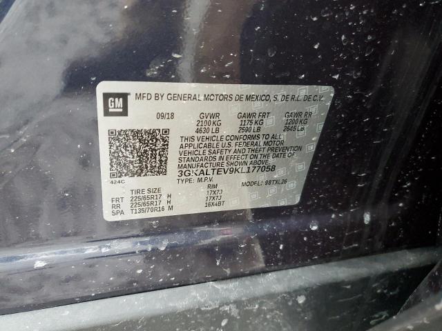 3GKALTEV9KL177058 GMC Terrain Sle