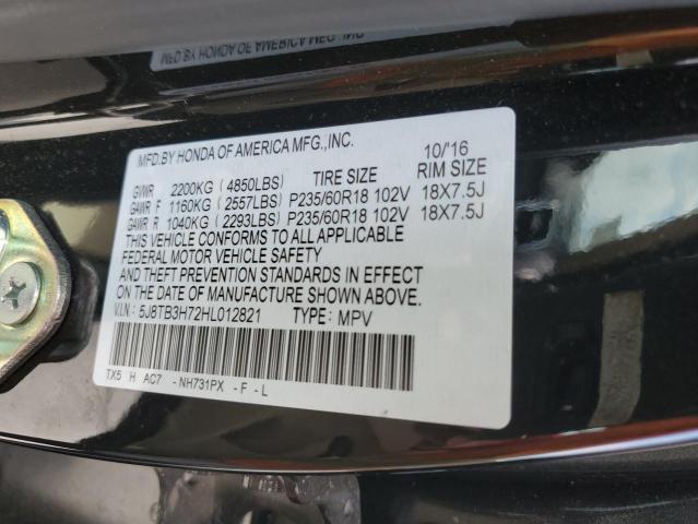 5J8TB3H72HL012821 Acura Rdx Advance