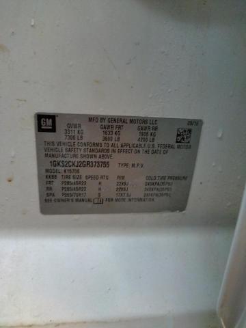1GKS2CKJ2GR373755 GMC YUKON DENALI
