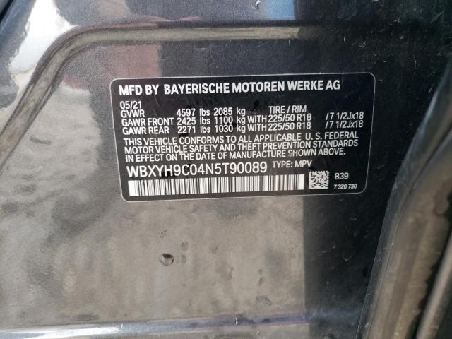 WBXYH9C04N5T90089 BMW X2 Sdrive28i