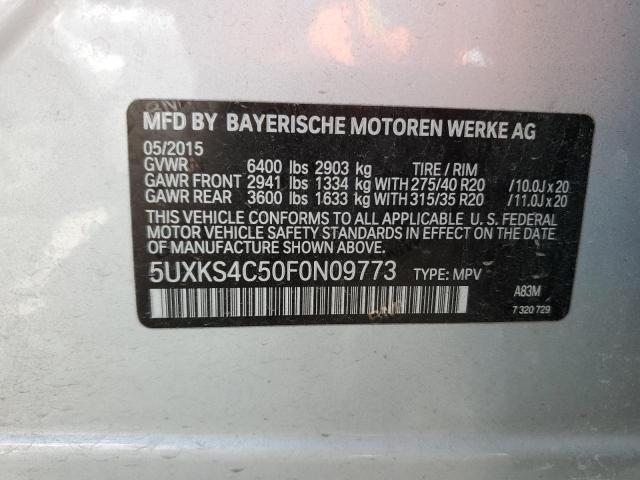 5UXKS4C50F0N09773 BMW X5 Xdrive35d