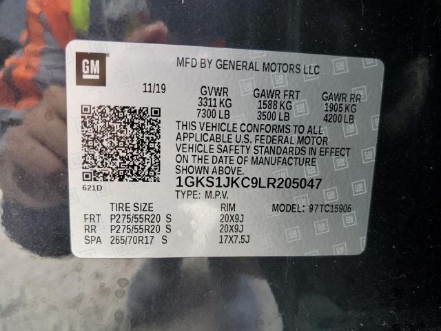 1GKS1JKC9LR205047 GMC Yukon Xl C1500 Slt