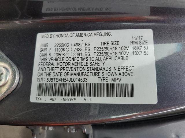 5J8TB4H54JL014533 Acura Rdx Technology