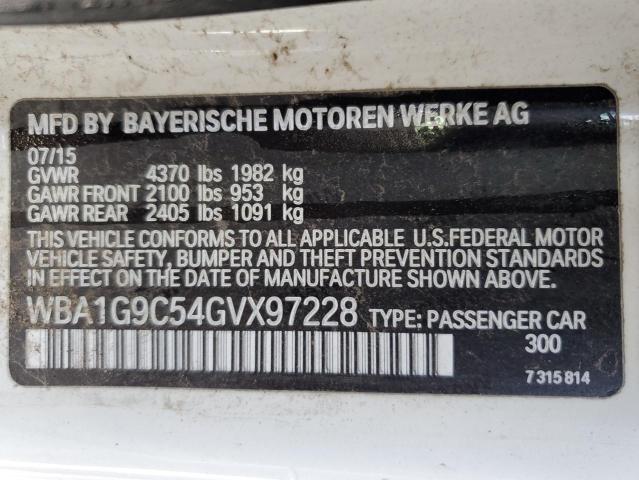 WBA1G9C54GVX97228 BMW 228 Xi Sulev