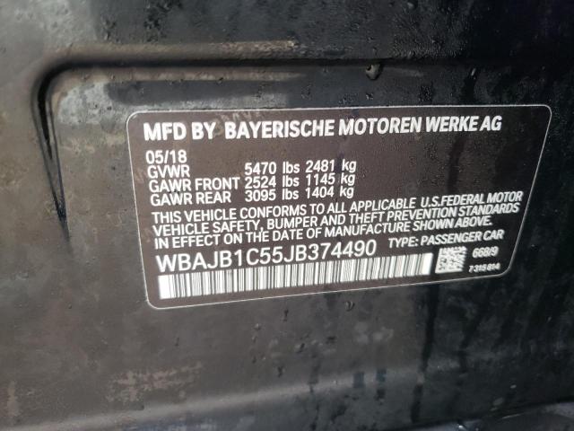 WBAJB1C55JB374490 BMW 530XE