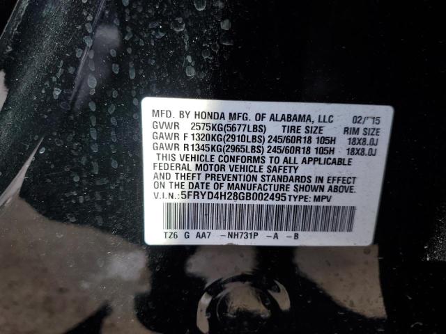 5FRYD4H28GB002495 Acura MDX