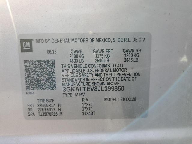 3GKALTEV8JL399850 GMC Terrain Sle