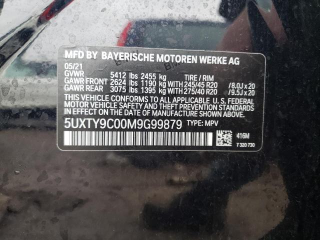 5UXTY9C00M9G99879 BMW X3 Xdrivem40i