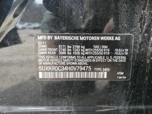 5UXKR0C34H0V79475 BMW X5 Xdrive35i