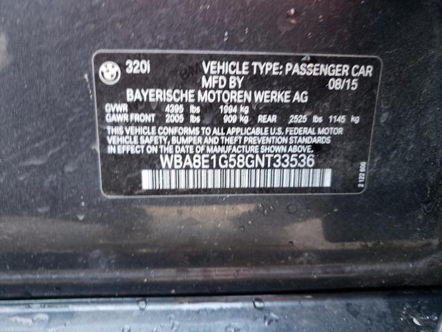 WBA8E1G58GNT33536 BMW 320 I