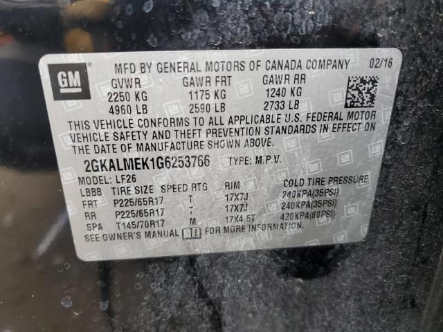 2GKALMEK1G6253766 GMC Terrain Sle
