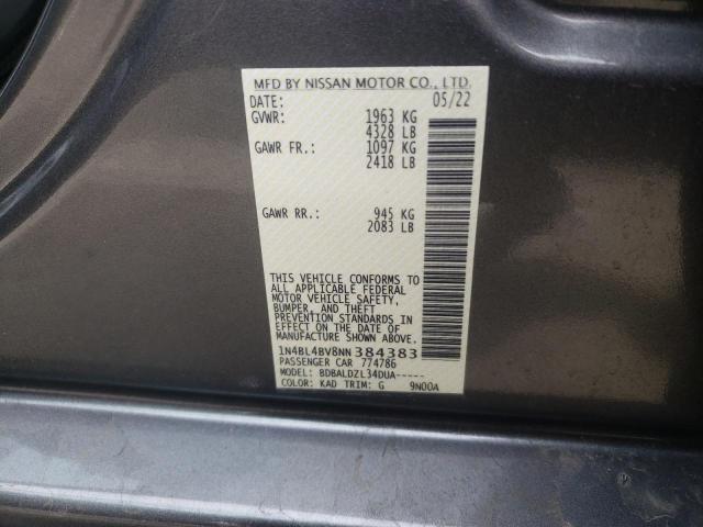 1N4BL4BV8NN384383 Nissan ALTIMA S