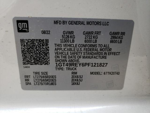 1GT49REY6PF121827 GMC Sierra K2500 Denali