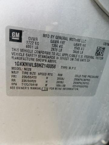 1GKKNWLS8HZ140058 GMC Acadia Slt-2