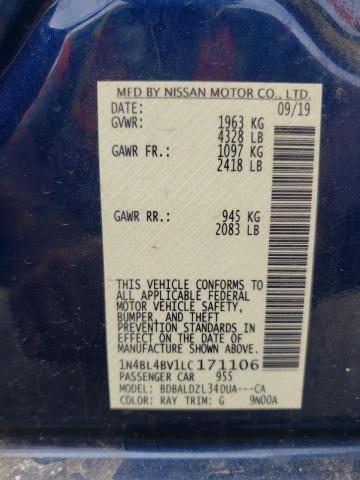 1N4BL4BV1LC171106 Nissan ALTIMA S