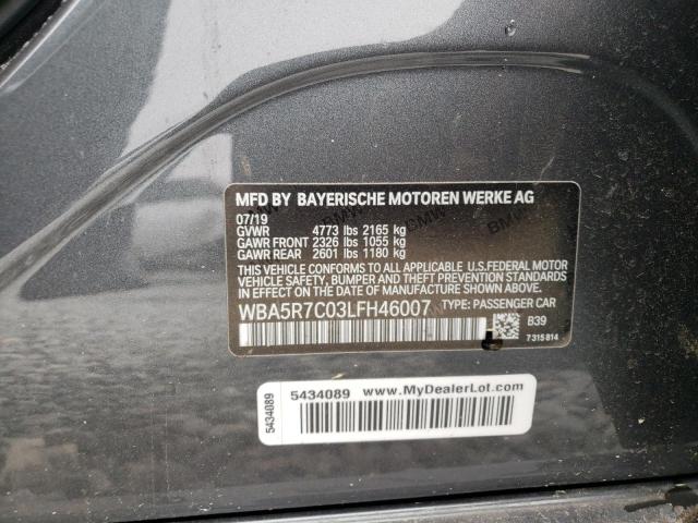 WBA5R7C03LFH46007 BMW 330XI
