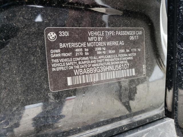WBA8B9G39HNU56107 BMW 330 I