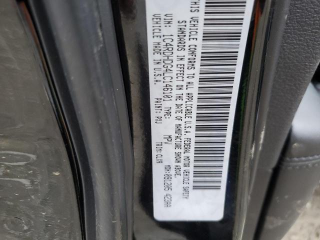 1C4RDHDG4LC146101 Dodge DURANGO GT