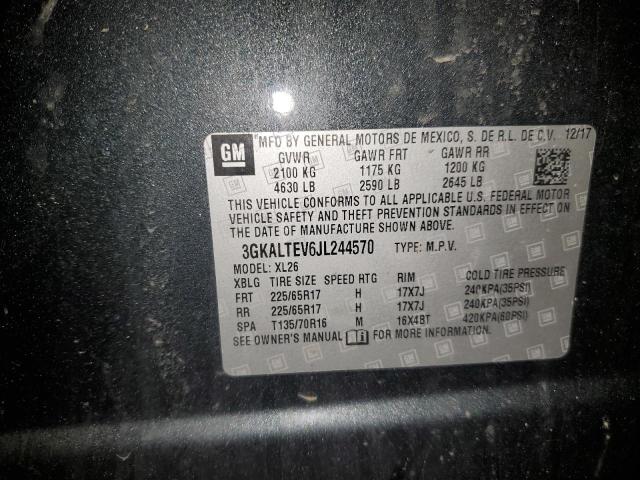 3GKALTEV6JL244570 GMC Terrain Sle
