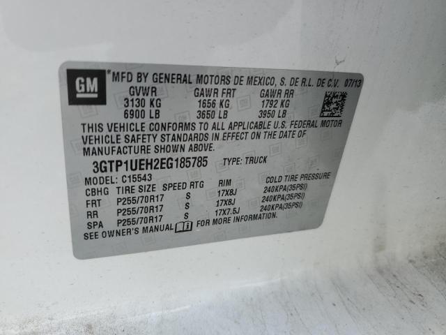 3GTP1UEH2EG185785 GMC Sierra C1500 Sle