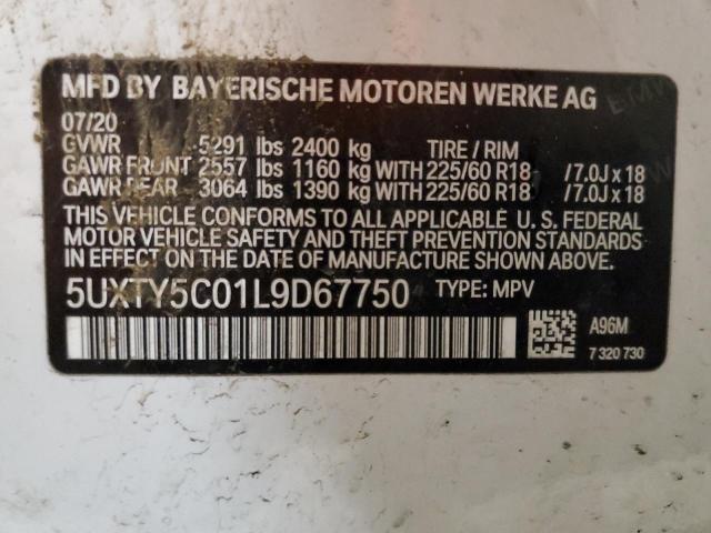 5UXTY5C01L9D67750 BMW X3 Xdrive30i