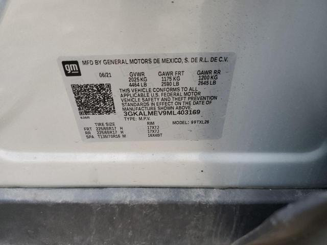 3GKALMEV9ML403169 GMC Terrain Sle