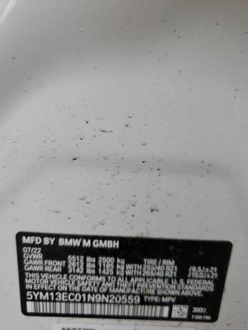 5YM13EC01N9N20559 BMW X3 M