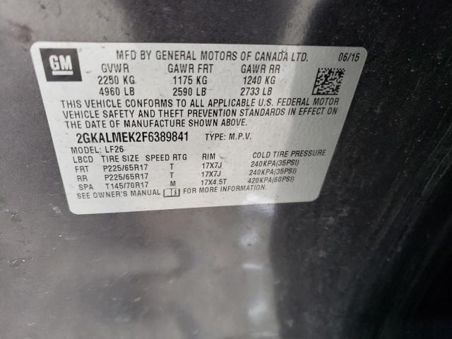 2GKALMEK2F6389841 GMC Terrain Sle
