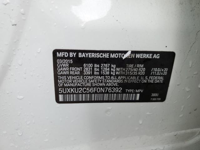5UXKU2C56F0N76392 BMW X6 Xdrive35i