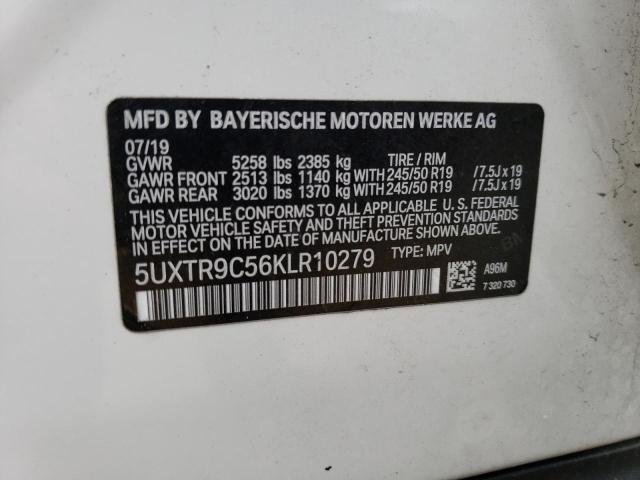 5UXTR9C56KLR10279 BMW X3 Xdrive30i