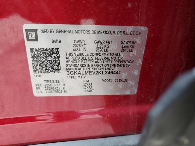 3GKALMEV2KL346441 GMC Terrain Sle