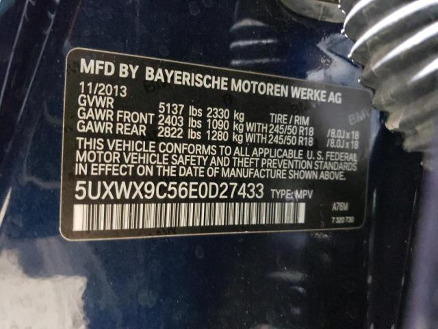 5UXWX9C56E0D27433 BMW X3 Xdrive28i