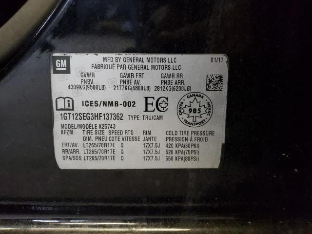 1GT12SEG3HF137362 GMC Sierra K2500 Sle