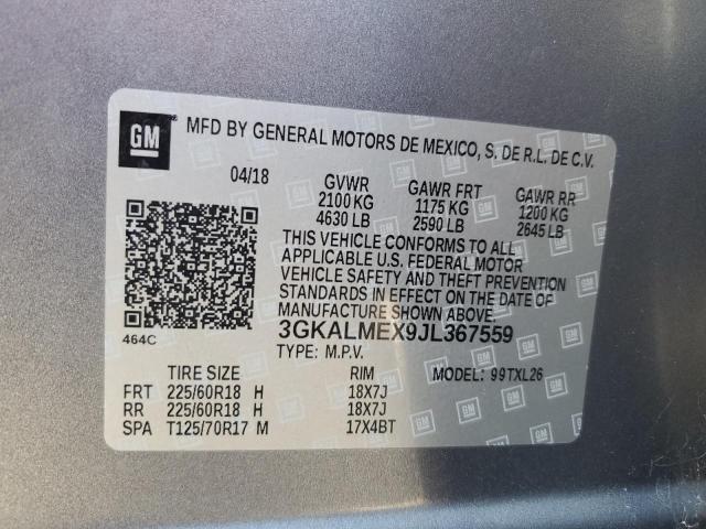 3GKALMEX9JL367559 GMC Terrain Sle