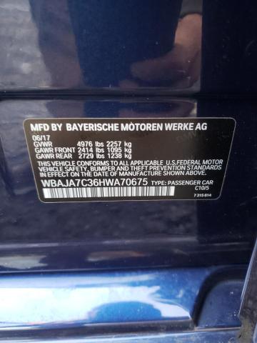 WBAJA7C36HWA70675 BMW 530 XI