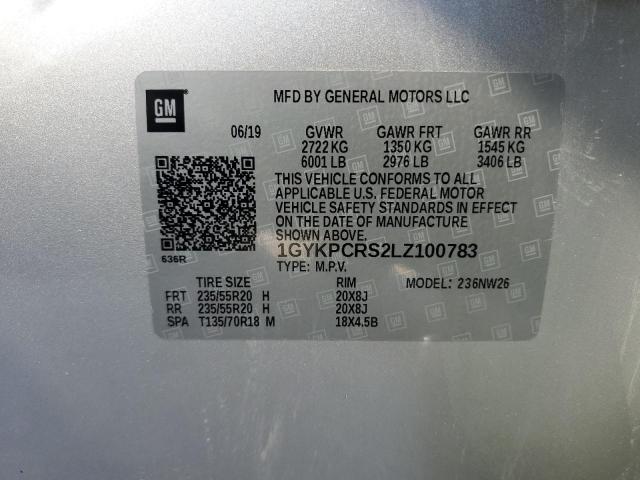 1GYKPCRS2LZ100783 Cadillac Xt6 Premium Luxury